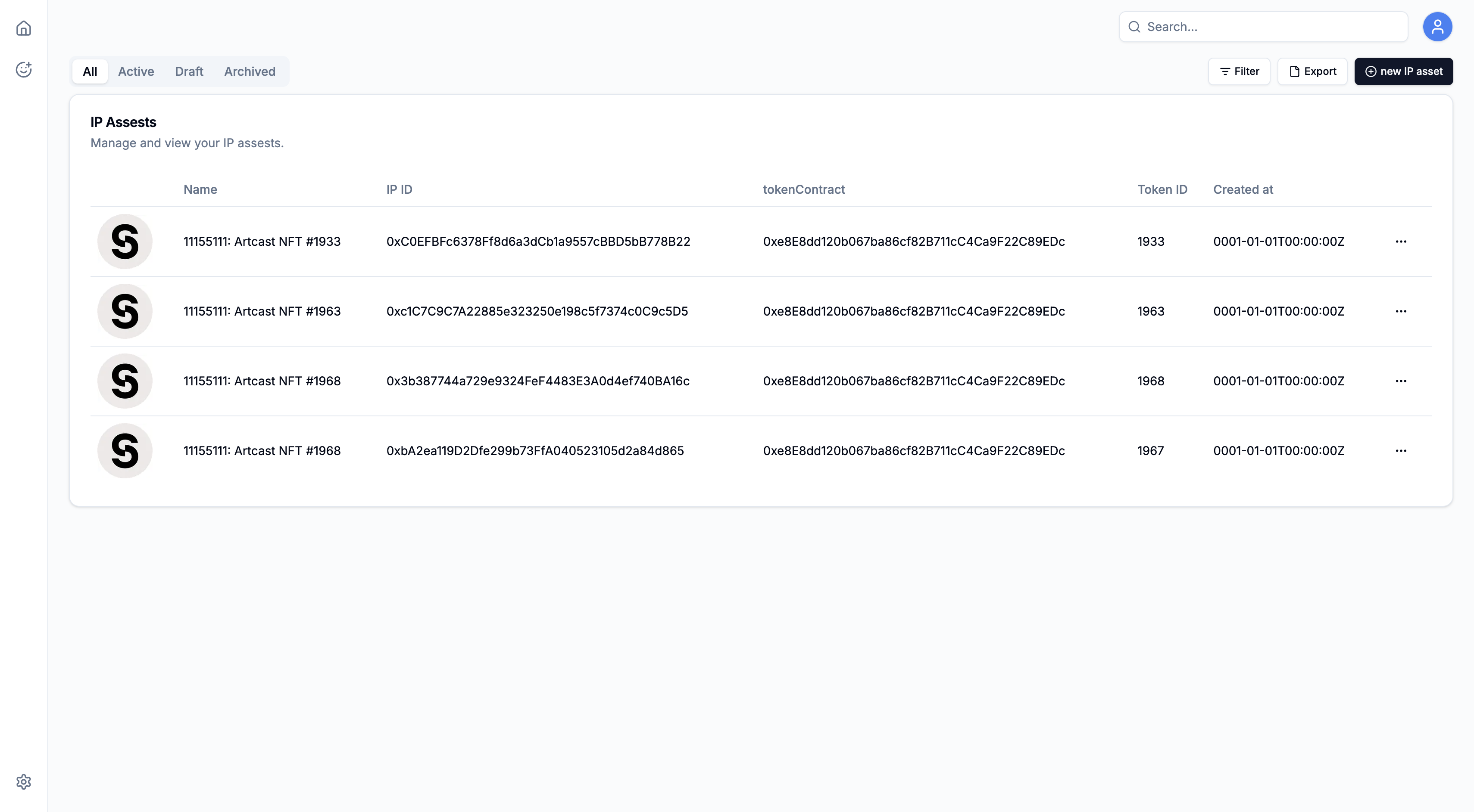 Screenshot of Register your intellectual property (IP) on blockchain